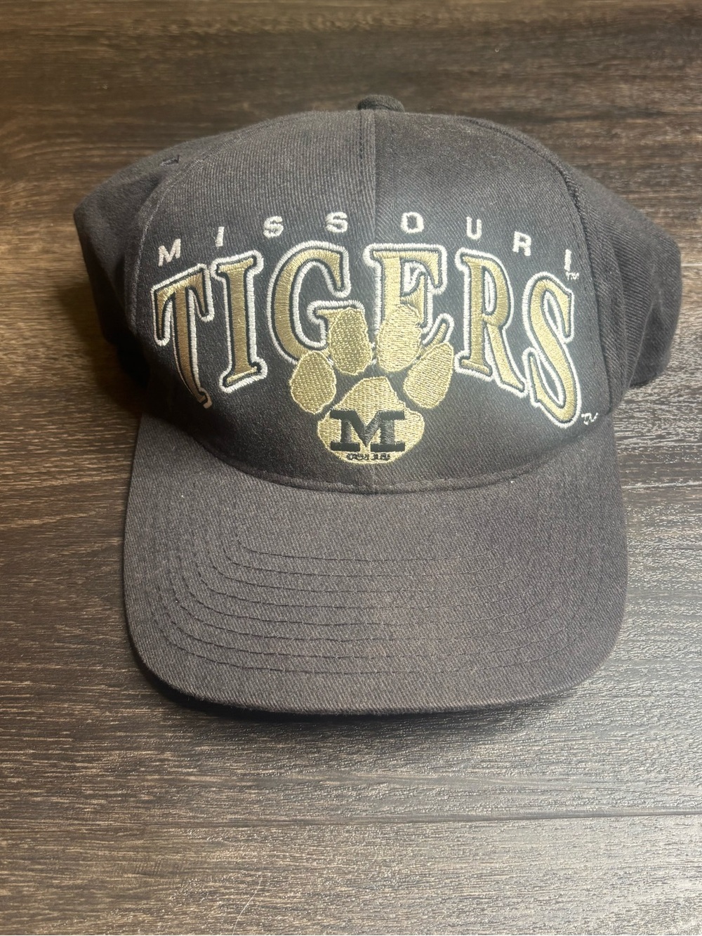 Vintage Mizzou Tigers Starter Black Snapback Hat
